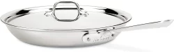 All-Clad 12" Stainless Steel Fry Pan With Lidimg