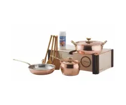 Ruffoni Historia 5-Piece Copper Cookware Set with Toolsimg