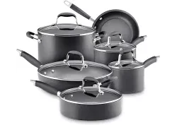 Anolon Advanced Hard-Anodized 11-Piece Nonstick Cookware Set, Graphiteimg