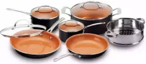 Gotham Steel Pots and Pans 10 Piece Cookware Set with Nonstick Ceramic Coatingimg