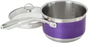 Chantal AllergenWare Purple Stainless Steel 3-Piece Cookware Setimg