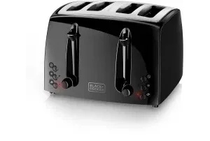 BLACK+DECKER (Model: TR1410BD) Black 4-Slice Toasterimg
