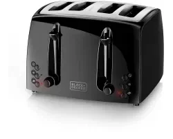 BLACK+DECKER (Model: TR1410BD) Black 4-Slice Toasterimg