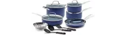 Blue Diamond Pans Cookware Set, 14-Pieceimg
