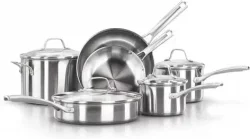 Calphalon Stainless Steel Cookware Set, "Classic" 10-Piece Cookware Setimg