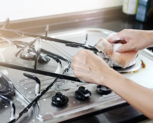 How to Clean a Gas Stove Top