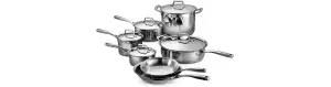Tramontina 80101/203DS Gourmet Prima , Induction-Ready, Impact Bonded, Tri-Ply Base Cookware Setimg