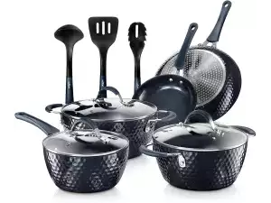 Nutrichef 11-Piece Non-Stick Induction Cookware Setimg