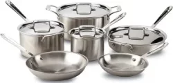 All-Clad D5 Stainless Steel 10-Piece Cookware Set img