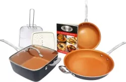 Gotham Steel Tastic Bundle 7 Piece Cookware Set Titanium Ceramic Panimg