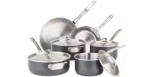 Viking 5-Ply Hard-Anodized 10-Piece Stainless Cookware Setimg