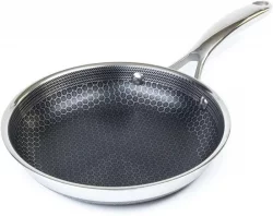 HexClad 8 Inch Hybrid Stainless Steel Frying Panimg