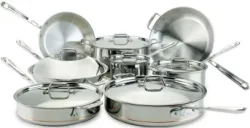 All-Clad Copper Core 5-Ply 14-Piece Stainless Steel Cookware Setimg