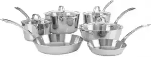 Viking Contemporary 3-Ply 10-Piece Stainless Steel Cookware Setimg