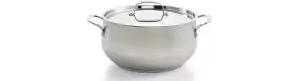 Belgique Stainless Steel Sand Blasted 7.5 qt Dutch Ovenimg