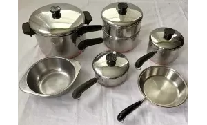 Revere Ware 11-Piece Stainless Steel Copper Clad Cookware Setimg