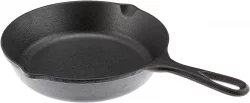 BEST CAST IRON: Lodge 8-Inch Pre-Seasoned Cast Iron Skilletimg