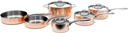 BergHOFF Vintage Collection Hammered 10-Piece Copper Cookware Setimg