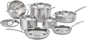 Cuisinart MCP-12N Multiclad Pro Stainless Steel 12-Piece Setimg