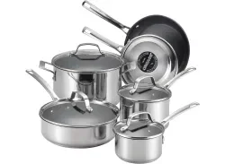 Circulon Genesis 10-Piece Stainless Steel Cookware Setimg