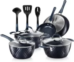 Nutrichef 11-Piece Non-Stick Induction Cookware Setimg