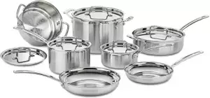 Cuisinart MCP-12N Multiclad Pro Stainless Steel 12-Piece Cookware Setimg