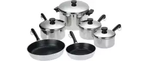 Revere Ware 2000 Line 10-Piece Cookware Setimg