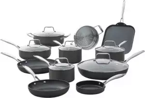 Stone & Beam Kitchen Cookware Set, Hard-Anodized Non-Stick Aluminumimg