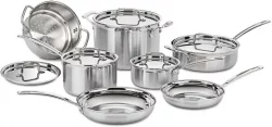 Cuisinart MCP-12N Multiclad Pro Stainless Steel Cookware Setimg