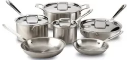 All-Clad D5 Brushed 5-Ply Stainless Steel 10-Piece Cookware Setimg